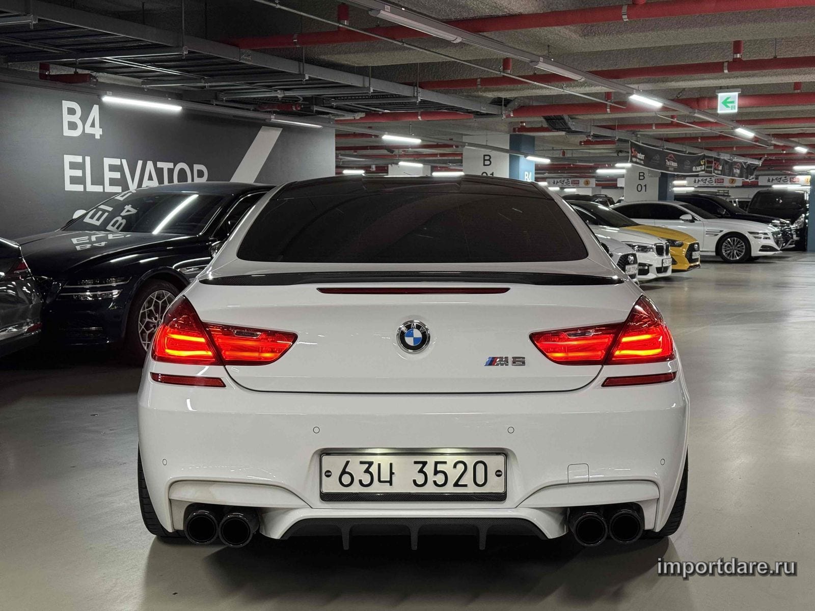 BMW M6 интерьер