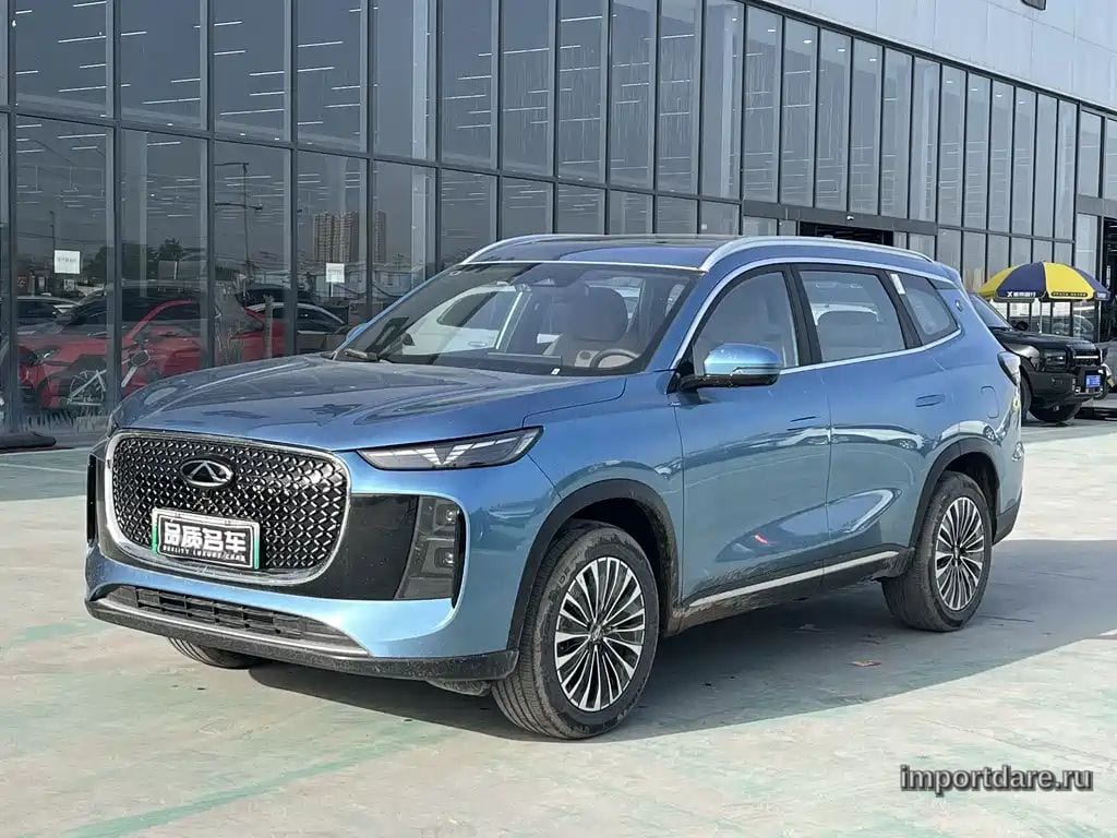 CHERY TIGGO 8 PLUS C-DM 2026 — 100 км, синий, Китай — под ключ — фото 1