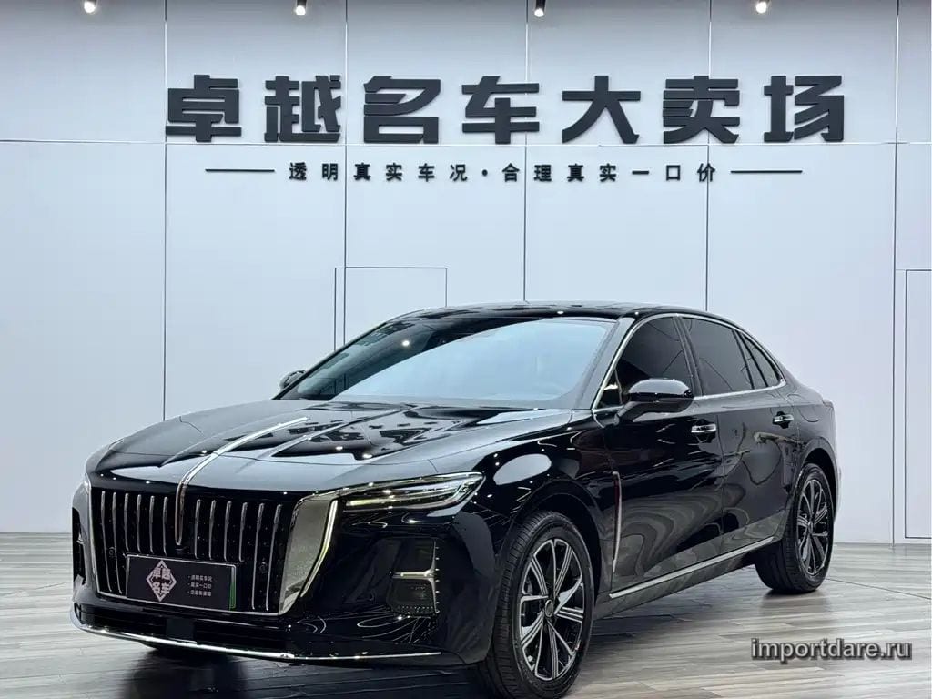 HONGQI H5 PHEV 2025 — 14 000 км, чёрный, Китай — под ключ — фото 1