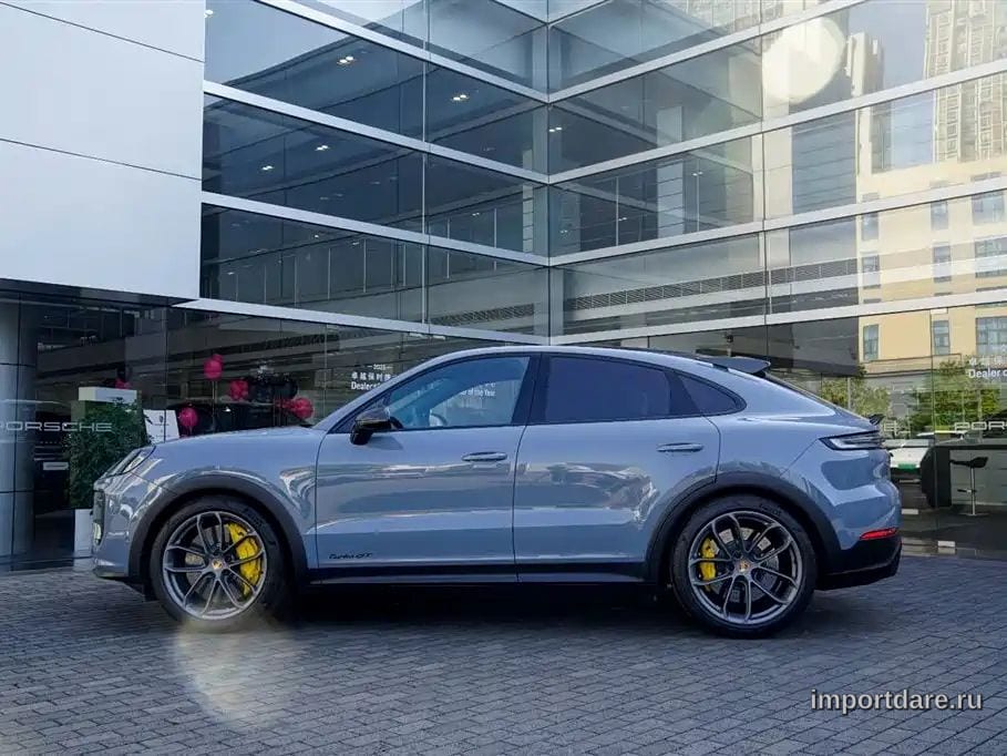 PORSCHE CAYENNE 2025 — 6 600 км, серебристый, Китай — под ключ — фото 2