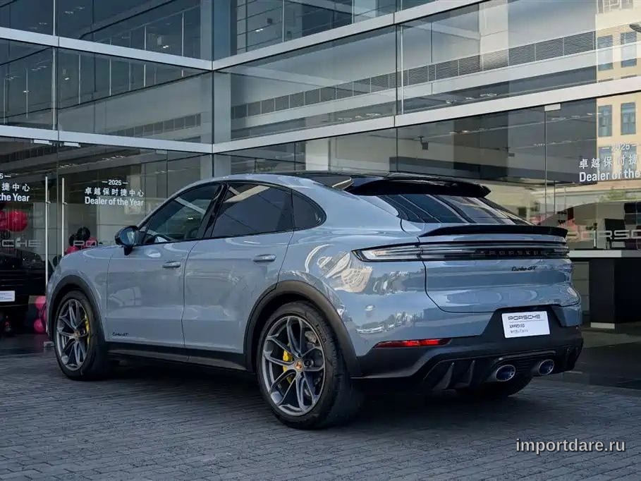 PORSCHE CAYENNE 2025 — 6 600 км, серебристый, Китай — под ключ — фото 3