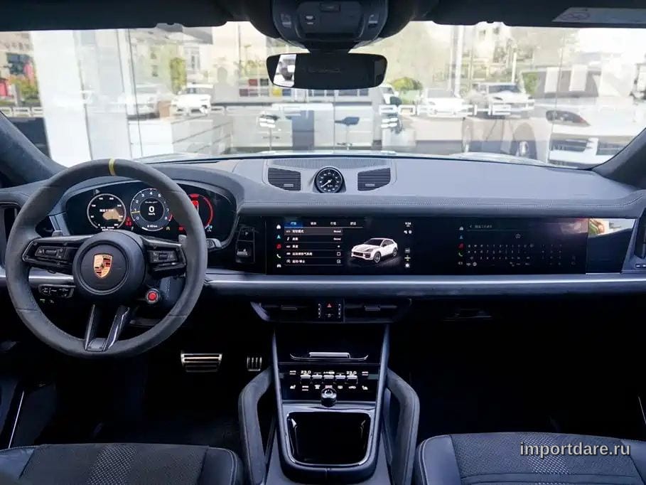 PORSCHE CAYENNE 2025 — 6 600 км, серебристый, Китай — под ключ — фото 7