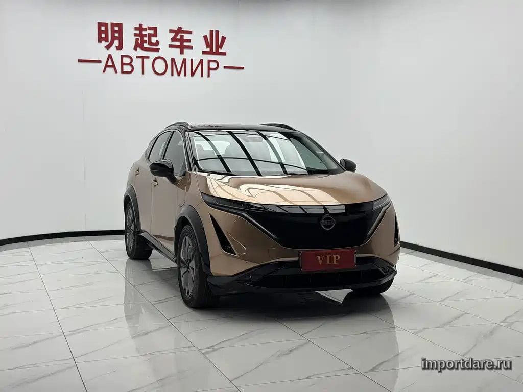 NISSAN ARIYA 2022 — 19 000 км, жёлто-оранжевый, Китай — под ключ — фото 3