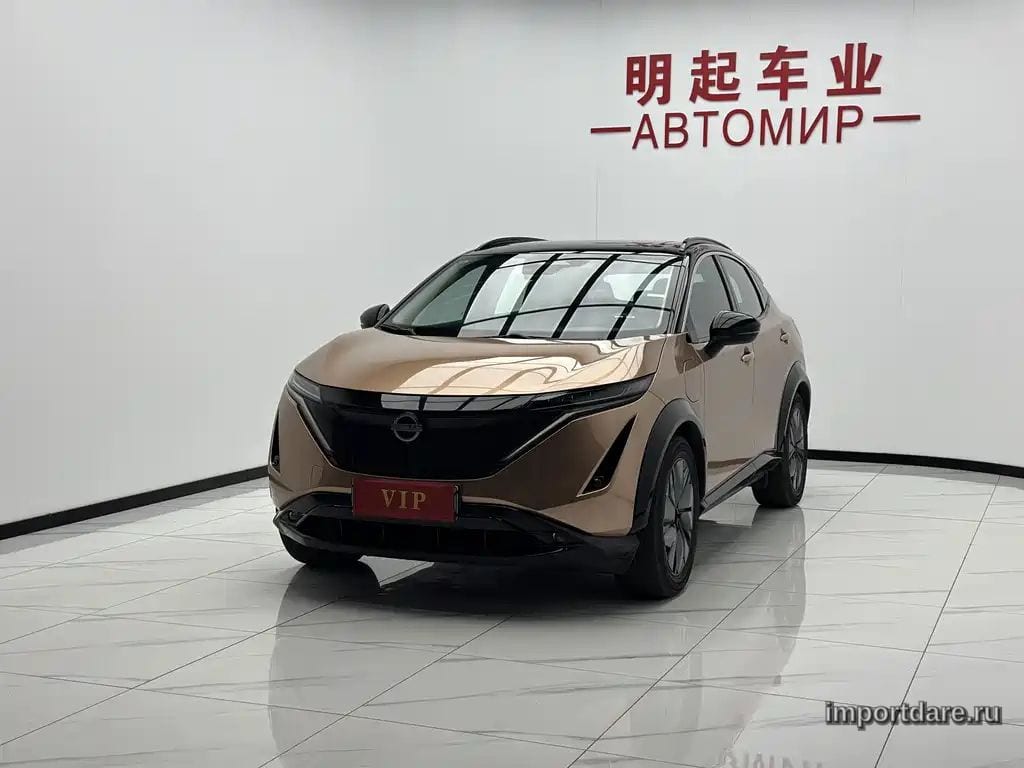 NISSAN ARIYA 2022 — 19 000 км, жёлто-оранжевый, Китай — под ключ — фото 4