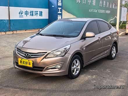 HYUNDAI VERNA 2014 — 84 000 км, Китай — под ключ — фото 1
