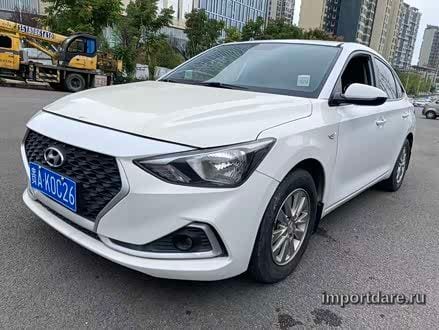 HYUNDAI ELANTRA YUEDONG 2018 — 80 100 км, Китай — под ключ — фото 1