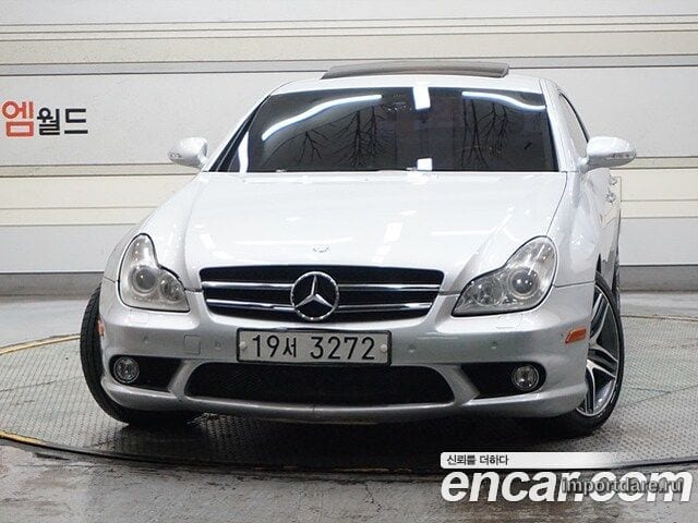 MERCEDES-BENZ CLS-CLASS W219 2008 — 170 000 км, серебристый, Корея — под ключ — фото 1