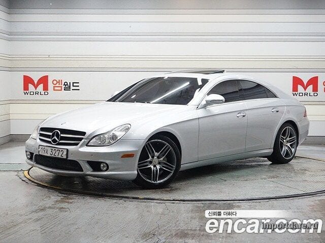 MERCEDES-BENZ CLS-CLASS W219 2008 — 170 000 км, серебристый, Корея — под ключ — фото 2