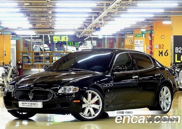 MASERATI QUATTROPORTE 2008 — 78 300 км, чёрный, Корея — под ключ — фото 2