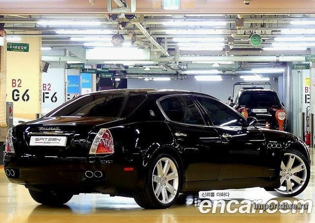 MASERATI QUATTROPORTE 2008 — 78 300 км, чёрный, Корея — под ключ — фото 3