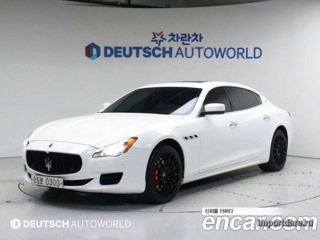 MASERATI QUATTROPORTE 2016 — 100 010 км, Корея — под ключ — фото 1