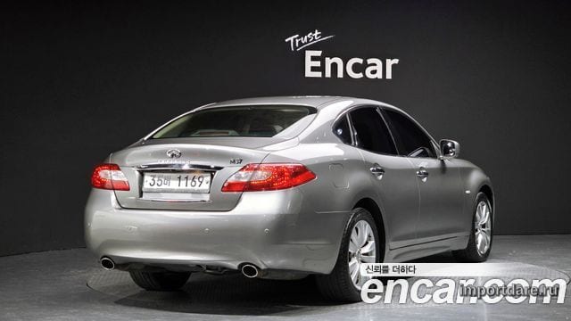 INFINITI M37 2011 — 177 725 км, серебристо-серый, Корея — под ключ — фото 2