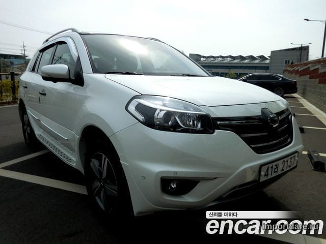 RENAULT KOREA QM5 2014 — 121 247 км, белый-перламутр, Корея — под ключ — фото 4