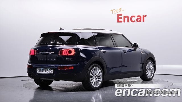MINI COOPER D CLUBMAN 2019 — 73 952 км, синий, Корея — под ключ — фото 2