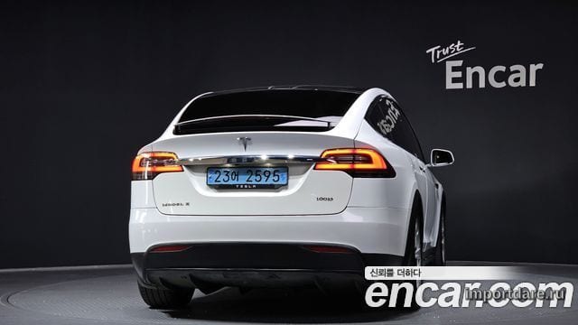 TESLA MODEL X 2018 — 128 412 км, белый, Корея — под ключ — фото 4