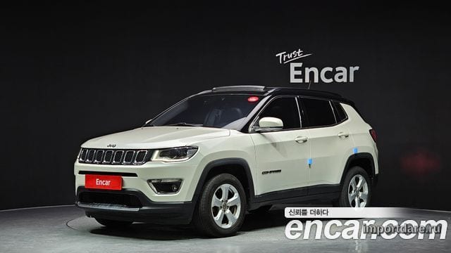 JEEP COMPASS 2019 — 83 037 км, белый, Корея — под ключ — фото 1