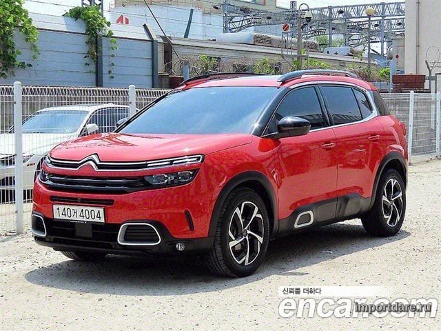 CITROEN C5 AIRCROSS 2019 — 40 607 км, красный, Корея — под ключ — фото 2