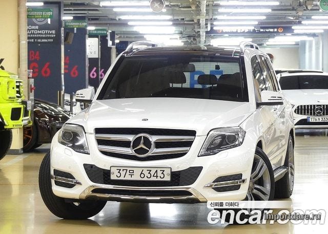 MERCEDES-BENZ GLK-CLASS X204 2013 — 97 566 км, белый, Корея — под ключ — фото 1