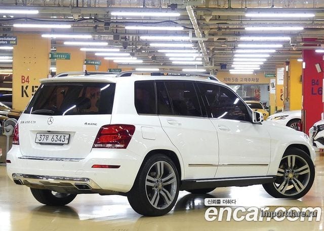 MERCEDES-BENZ GLK-CLASS X204 2013 — 97 566 км, белый, Корея — под ключ — фото 3