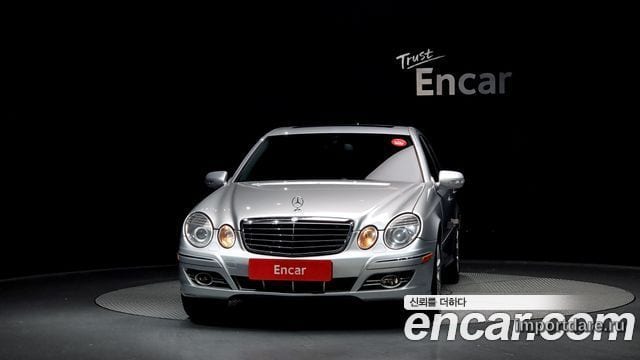 MERCEDES-BENZ E-CLASS W211 2007 — 77 255 км, серебристый, Корея — под ключ — фото 3