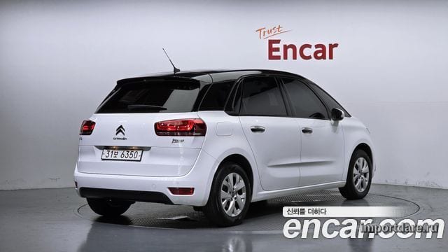 CITROEN C4 PICASSO 2017 — 43 053 км, белый, Корея — под ключ — фото 2