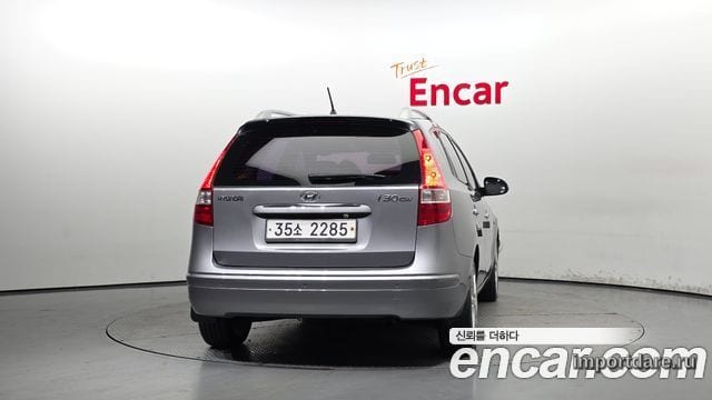HYUNDAI I30 CW 2011 — 156 172 км, серебристо-серый, Корея — под ключ — фото 4