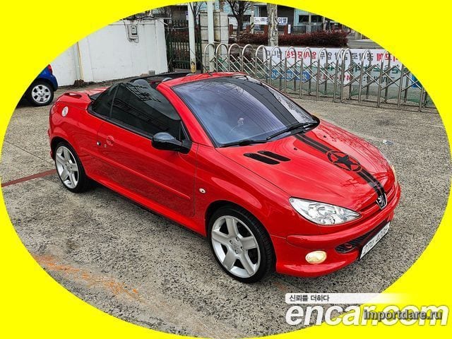 Peugeot 206CC сбоку