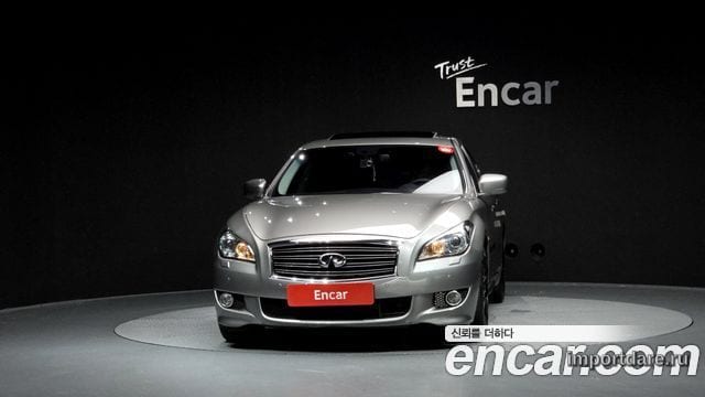 INFINITI M56 2011 — 211 370 км, серебристо-серый, Корея — под ключ — фото 3