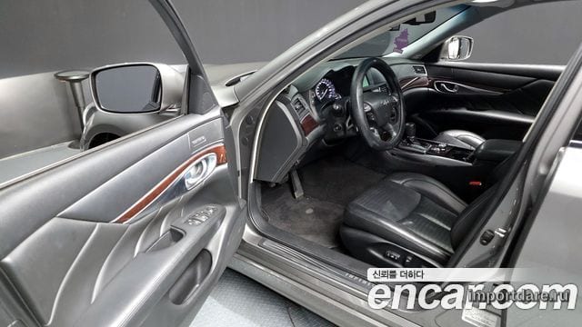 INFINITI M56 2011 — 211 370 км, серебристо-серый, Корея — под ключ — фото 10