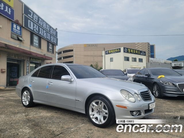 MERCEDES-BENZ E-CLASS W211 2008 — 194 320 км, серебристый, Корея — под ключ — фото 3