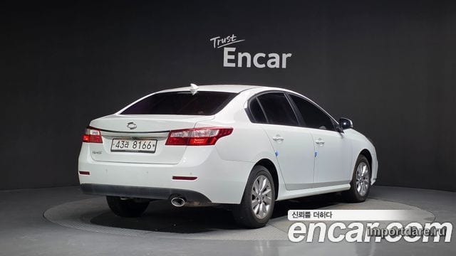 RENAULT KOREA SM5 NOVA 2017 — 75 193 км, белый, Корея — под ключ — фото 2