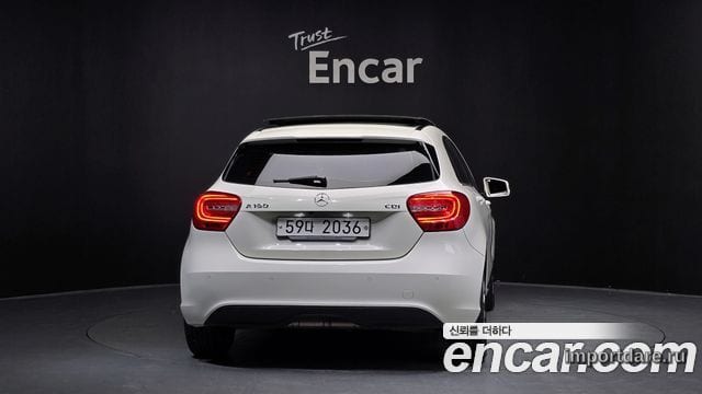 MERCEDES-BENZ A-CLASS W176 2015 — 89 780 км, белый, Корея — под ключ — фото 4