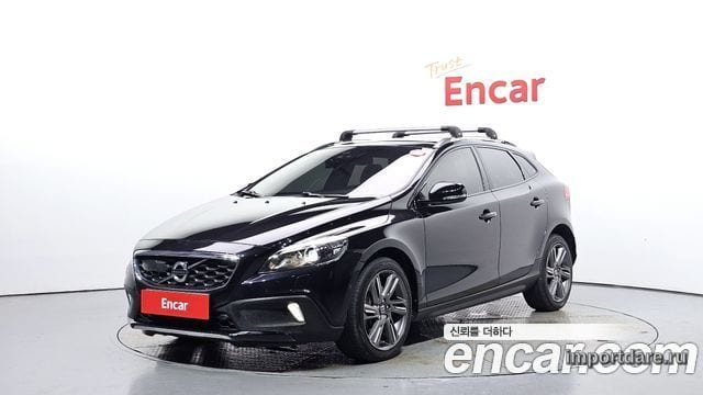 VOLVO V40 CROSS COUNTRY 2015 — 97 725 км, чёрный, Корея — под ключ — фото 1