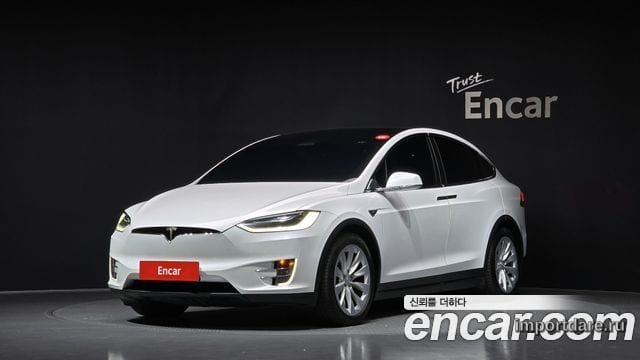 TESLA MODEL X 2018 — 240 789 км, белый, Корея — под ключ — фото 1