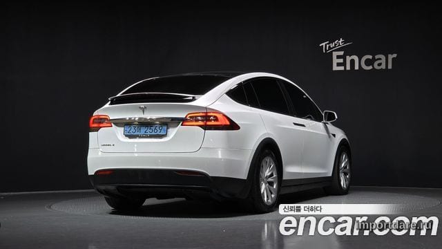 TESLA MODEL X 2018 — 240 789 км, белый, Корея — под ключ — фото 2