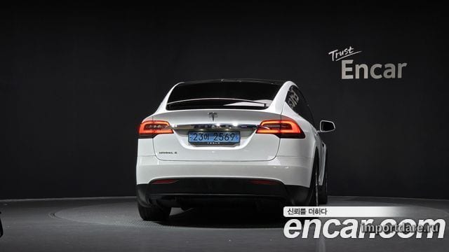 TESLA MODEL X 2018 — 240 789 км, белый, Корея — под ключ — фото 4