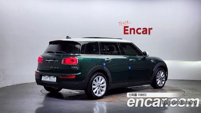 MINI COOPER D CLUBMAN 2019 — 89 753 км, зелёный, Корея — под ключ — фото 2