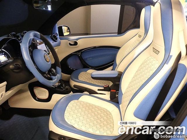 SMART FORTWO CABRIO 2019 — 10 000 км, голубой, Корея — под ключ — фото 7