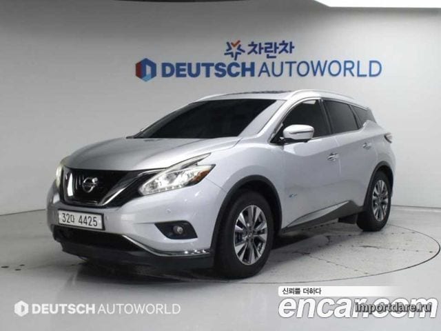 NISSAN MURANO (Z52) 2016 — 75 515 км, серебристый, Корея — под ключ — фото 1