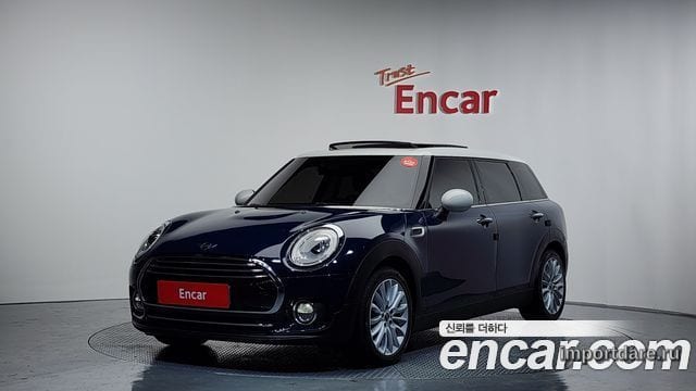 MINI COOPER D CLUBMAN 2017 — 73 542 км, синий, Корея — под ключ — фото 1