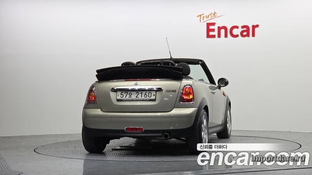 MINI COOPER CONVERTIBLE 2010 — 100 330 км, светло-золотистый, Корея — под ключ — фото 4
