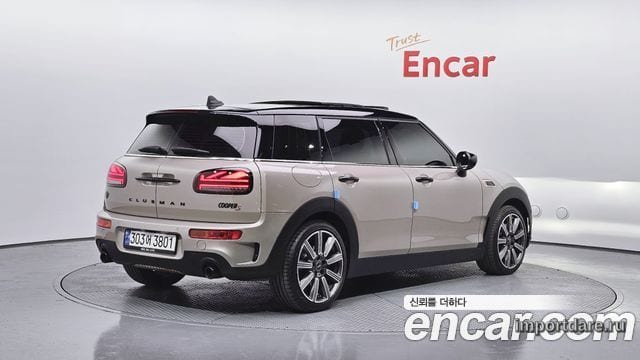 MINI COOPER S CLUBMAN 2023 — 21 235 км, светло-золотистый, Корея — под ключ — фото 2