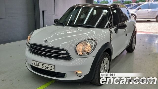 MINI COOPER D COUNTRYMAN 2015 — 110 000 км, белый, Корея — под ключ — фото 1