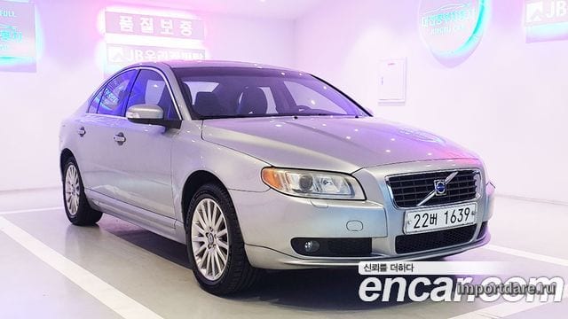 VOLVO S80 2007 — 49 500 км, серебристый, Корея — под ключ — фото 3