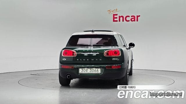 MINI COOPER D CLUBMAN 2017 — 93 375 км, зелёный, Корея — под ключ — фото 4