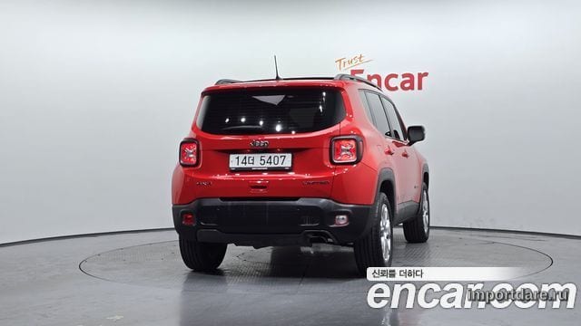 JEEP RENEGADE 2019 — 66 806 км, красный, Корея — под ключ — фото 4