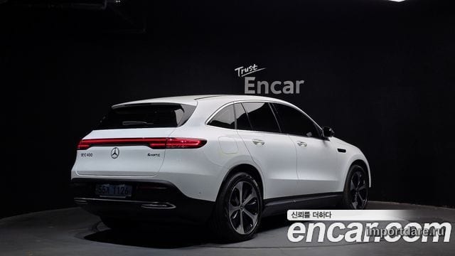 MERCEDES-BENZ EQC N293 2020 — 55 223 км, белый, Корея — под ключ — фото 2