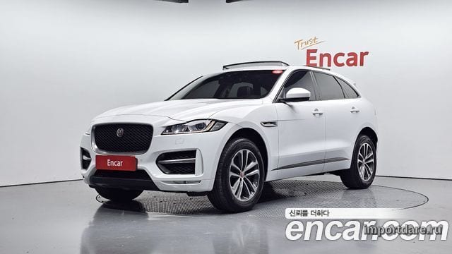 JAGUAR F-PACE 2018 — 111 509 км, белый, Корея — под ключ — фото 1
