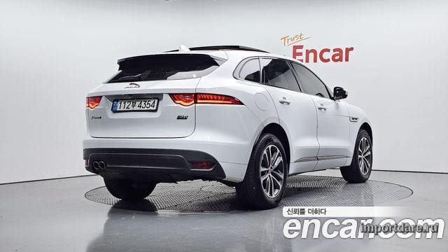 JAGUAR F-PACE 2018 — 111 509 км, белый, Корея — под ключ — фото 2