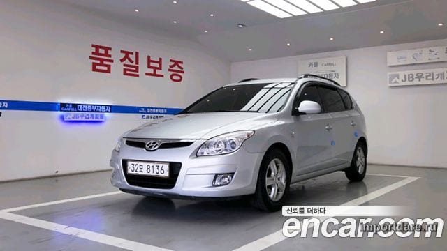 HYUNDAI I30 CW 2009 — 101 000 км, серебристый, Корея — под ключ — фото 3